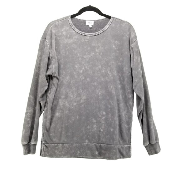 Buckle Tops - Buckle BKE Shirt Womens XS Gray Distressed  Side Slit Pullover Sweatshirt